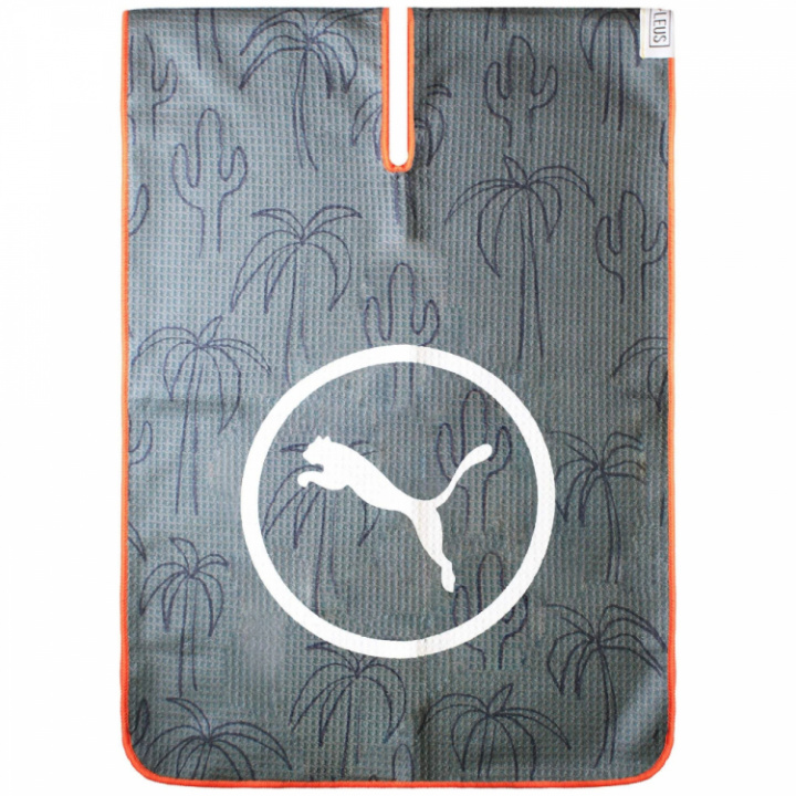 Puma Handduk Cactus Palm Towel Puma Svart/Redmazing i gruppen Tillbehör / Golftillbehör / Golfhanddukar hos Dimbo Golf AB (5543008-01)
