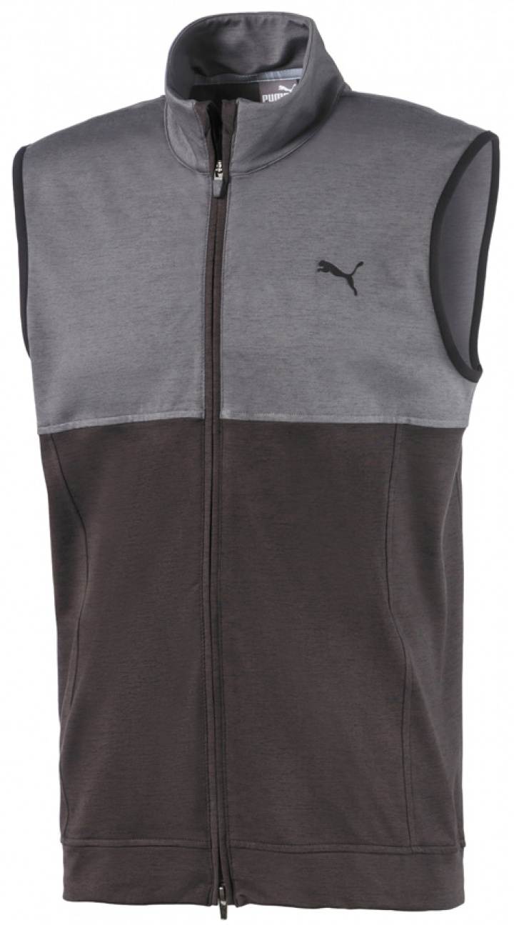 Puma Väst Warm Up Svart/Grå i gruppen Kläder / Herrkläder / VÄSTAR hos Dimbo Golf AB (5553002-0104r)