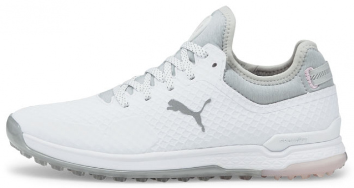 Puma Golfsko Dam Proadapt Alphacat Vit/Silver/Rosa i gruppen Skor / Golfskor Dam / Puma Golfskor Dam hos Dimbo Golf AB (5578015-01390r)