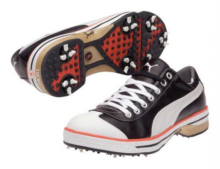 Puma Golfsko Herr Club 917 Svart/Vit i gruppen Rea / Rea Golfskor / Herr hos Dimbo Golf AB (5579003-2390r)