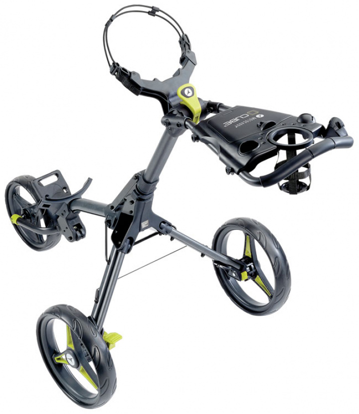 MotoCaddy Golfvagn Trehjuling Cube Grafit/Lime i gruppen Vagnar / Alla Golfvagnar / Motocaddy Golfvagn hos Dimbo Golf AB (5783001-987330)