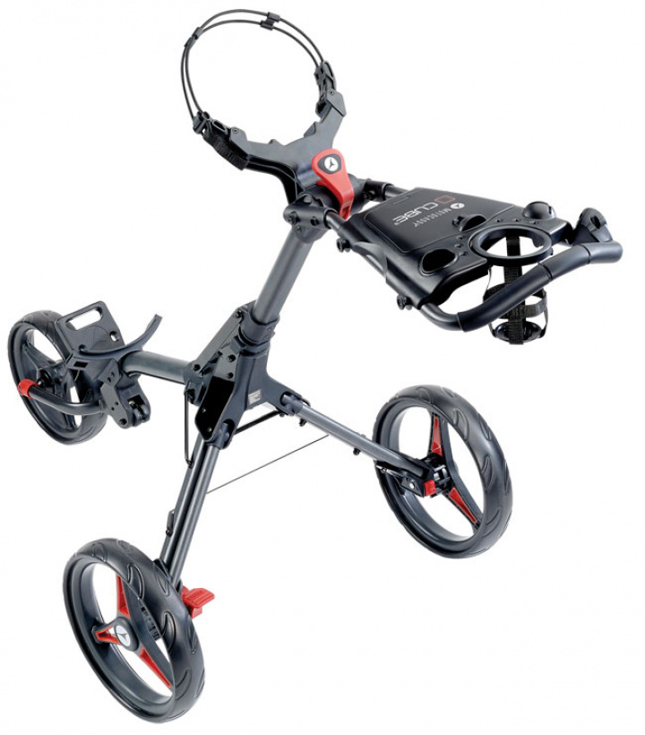 MotoCaddy Golfvagn Trehjuling Cube Grafit/Röd i gruppen Vagnar / Alla Golfvagnar / Motocaddy Golfvagn hos Dimbo Golf AB (5783001-987347)