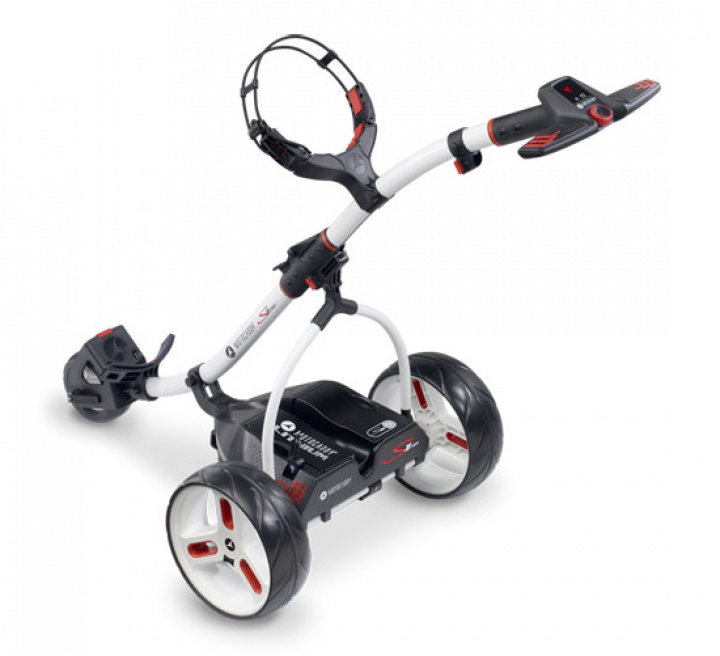 MotoCaddy Elvagn S1 Pro Lithium 36 hål Vit i gruppen Vagnar / Elvagnar hos Dimbo Golf AB (5784002-1036)
