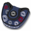 Odyssey Headcover Putter Mallet Swirl Marinblå