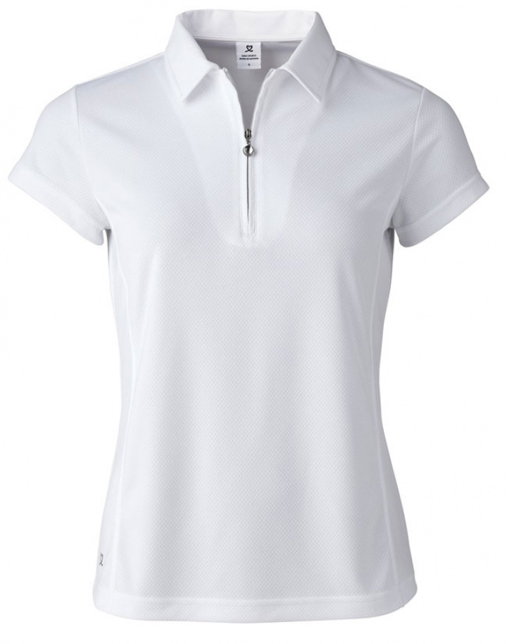 Daily Sports Piké Macy 001101 Vit i gruppen Kläder / Damkläder / KORTÄRM hos Dimbo Golf AB (6024055-1004r)