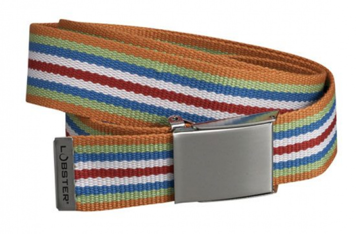 Lobster Bälte Multi Stripe Orange i gruppen Golfkläder / Accessoarer / Bälten hos Dimbo Golf AB (6110003-46)