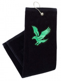Lyle & Scott Handduk Trifold Svart