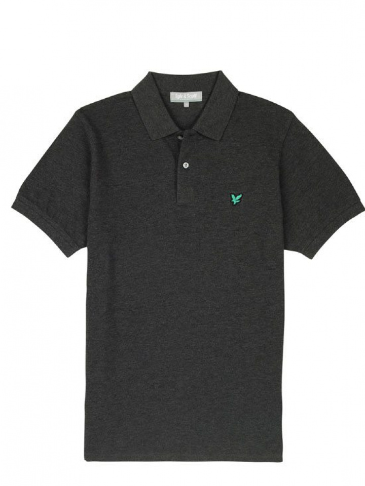 Lyle & Scott Piké Herr Grå Grafit i gruppen Rea / Rea Golfkläder / Herr hos Dimbo Golf AB (6250001-0913r)