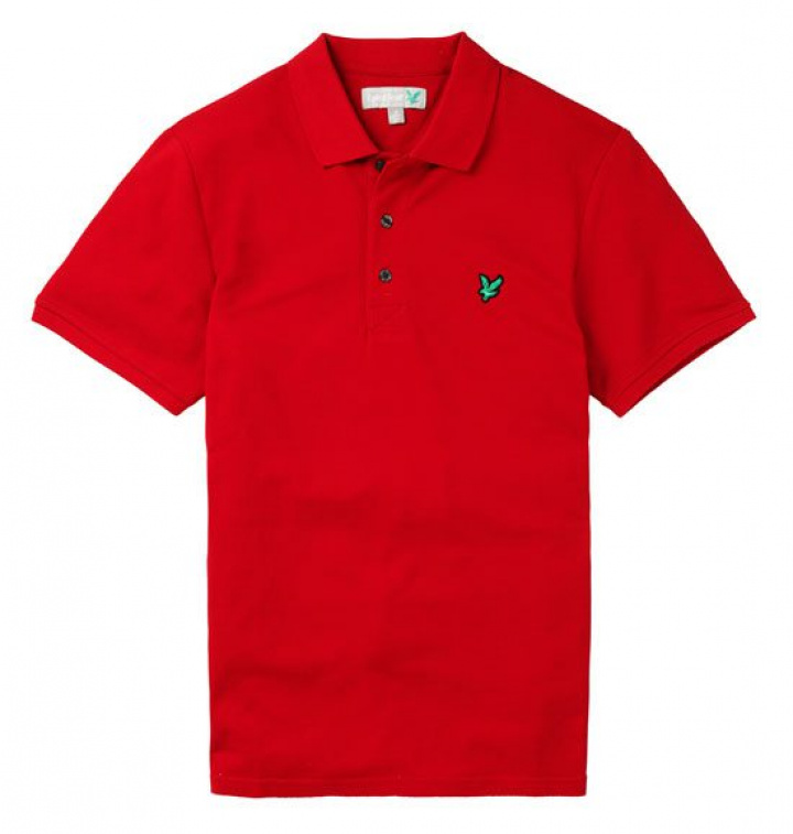 Lyle & Scott Piké Herr Sport Red i gruppen Rea / Rea Kläder / Herr hos Dimbo Golf AB (6250001-6433r)