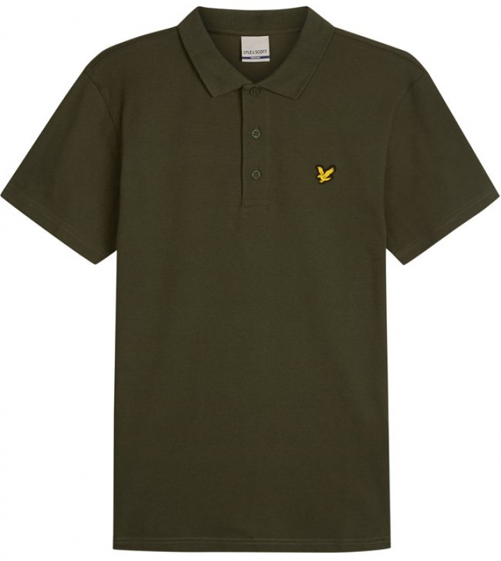 Lyle & Scott Piké Herr Mörkgrön i gruppen Kläder / Herrkläder / KORTÄRMAT hos Dimbo Golf AB (6250018-Z6044r)