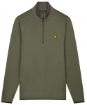 Lyle & Scott Midlayer Tech 1/4 Zip Herr Grön
