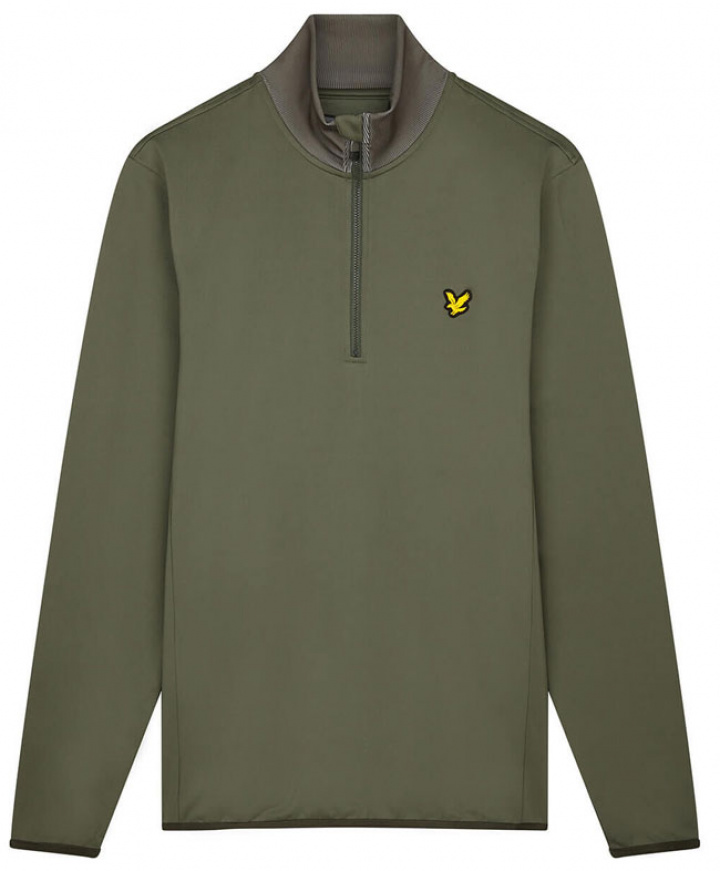 Lyle & Scott Midlayer Tech 1/4 Zip Herr Grön i gruppen Kläder / Damkläder / LÅNGÄRM hos Dimbo Golf AB (6254009-654r)