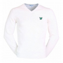 Lyle & Scott Pullover V-neck Herr Bomull Vit