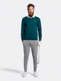 Lyle & Scott Pullover Herr V-Hals Golf Grön