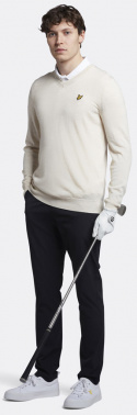 Lyle & Scott Pullover Herr V-Hals Brun