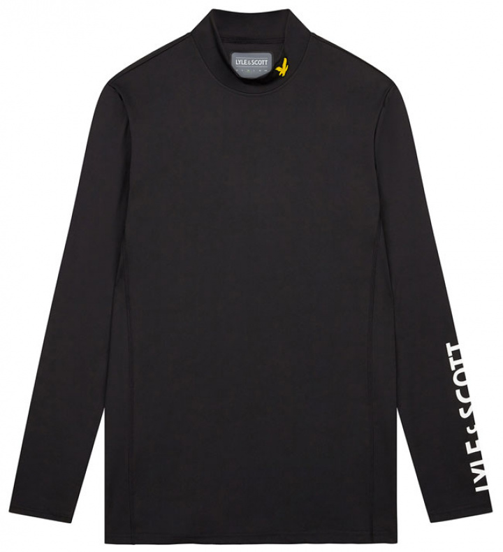 Lyle & Scott Baselayer Tech Herr Svart i gruppen Kläder / Herrkläder / LÅNGÄRMAT hos Dimbo Golf AB (6258016-5054r)
