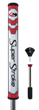 Puttergrepp Super Stroke Legacy 2.0 Counter Core Mid Slim Vit/Röd