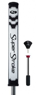 Puttergrepp Super Stroke Flatso 2.0 Counter Core Vit/Svart