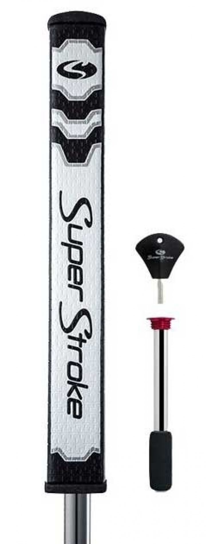 Puttergrepp Super Stroke Flatso 2.0 Counter Core Vit/Svart i gruppen Tillbehör / Grepp / Puttergrepp / SuperStroke Puttergrepp hos Dimbo Golf AB (6381009-201099)