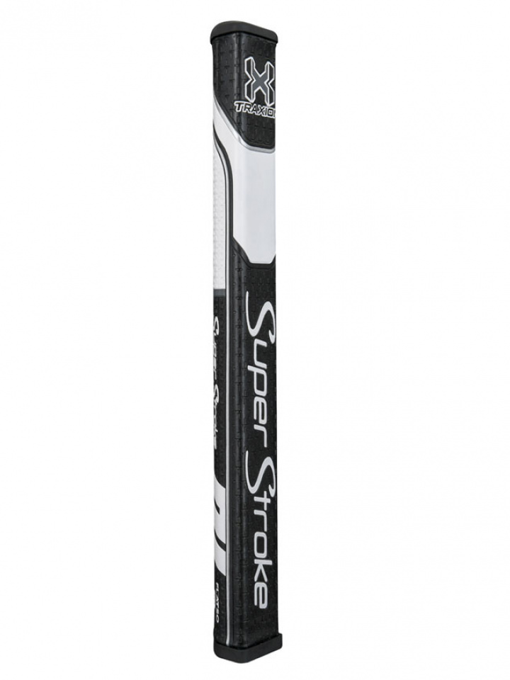 Puttergrepp Super Stroke Traxion Flatso 1.0 Svart/Vit i gruppen Tillbehör / Grepp / Puttergrepp / SuperStroke Puttergrepp hos Dimbo Golf AB (6381020-109910)