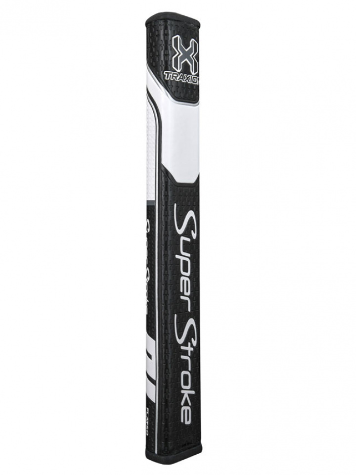 Puttergrepp Super Stroke Traxion Flatso 3.0 Svart/Vit i gruppen Tillbehör / Grepp / Puttergrepp / SuperStroke Puttergrepp hos Dimbo Golf AB (6381020-309910)