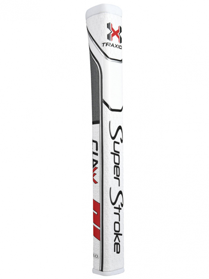 Puttergrepp Super Stroke Traxion Claw 1.0 Vit/Grå/Röd i gruppen Tillbehör / Grepp / Puttergrepp / SuperStroke Puttergrepp hos Dimbo Golf AB (6381022-072200)
