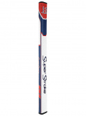 Puttergrepp Super Stroke Traxion Flatso 43cm Vit/Röd/Blå