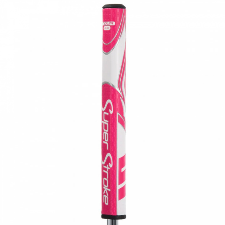 Puttergrepp Super Stroke Zenergy Tour 2.0 Mid Slim Vit/Rosa i gruppen Tillbehör / Grepp / Puttergrepp / SuperStroke Puttergrepp hos Dimbo Golf AB (6381035-080110)
