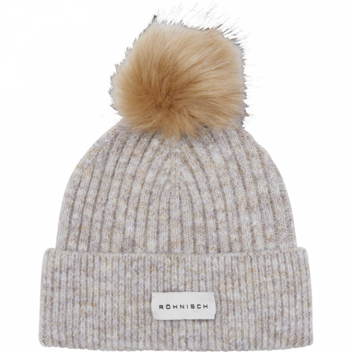 Röhnisch Pom Beanie Rib Oatmeal i gruppen Kläder / Accessoarer / MÖSSOR hos Dimbo Golf AB (6704002-S445)