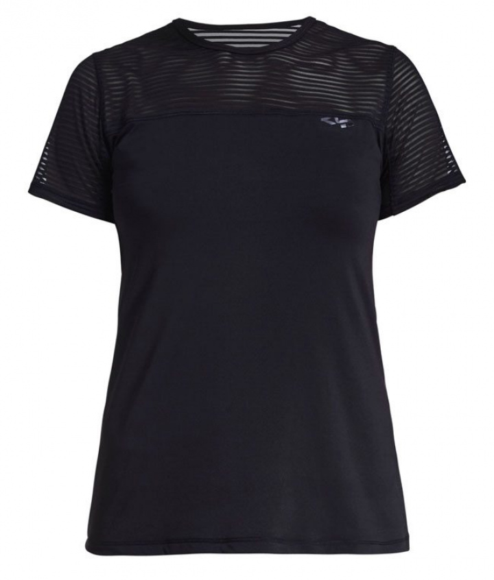 Röhnisch T-Shirt Miko Svart i gruppen Kläder / Damkläder / KORTÄRM hos Dimbo Golf AB (6724053-0014r)