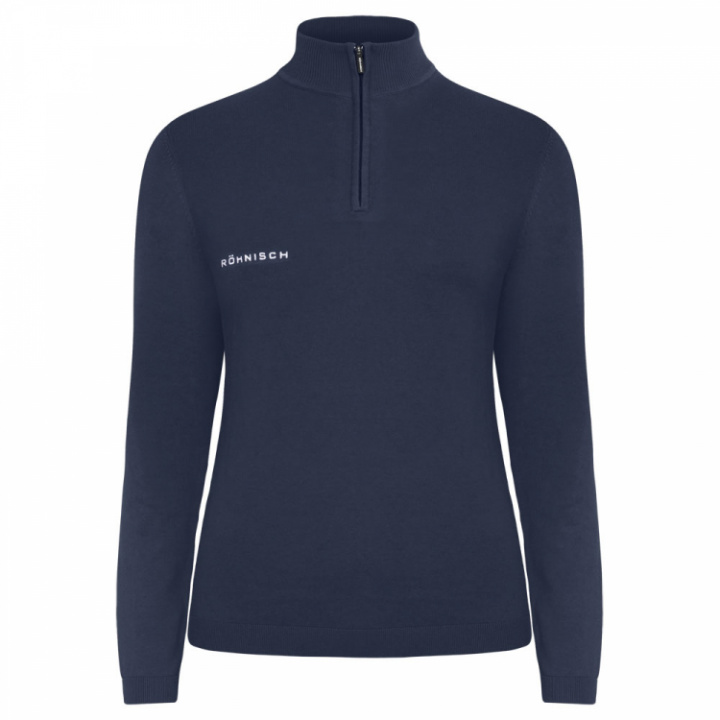 Röhnisch Långärm Kora Half Zip Marinblå i gruppen Kläder / Damkläder / LÅNGÄRM hos Dimbo Golf AB (67280017-S0144r)