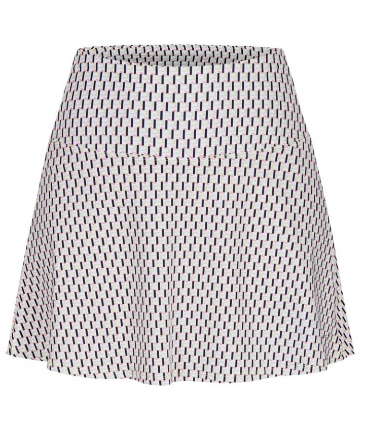 Röhnisch Amy Regular Skort Logo Beige i gruppen Kläder / Damkläder / SKORTS / Röhnisch Skort hos Dimbo Golf AB (6732056-T4574r)