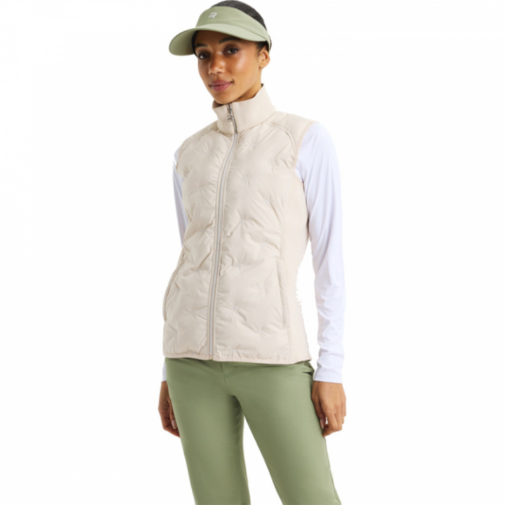 Röhnisch Vindväst Padded Oatmeal i gruppen Kläder / Damkläder / VÄSTAR hos Dimbo Golf AB (6738032-S4454r)