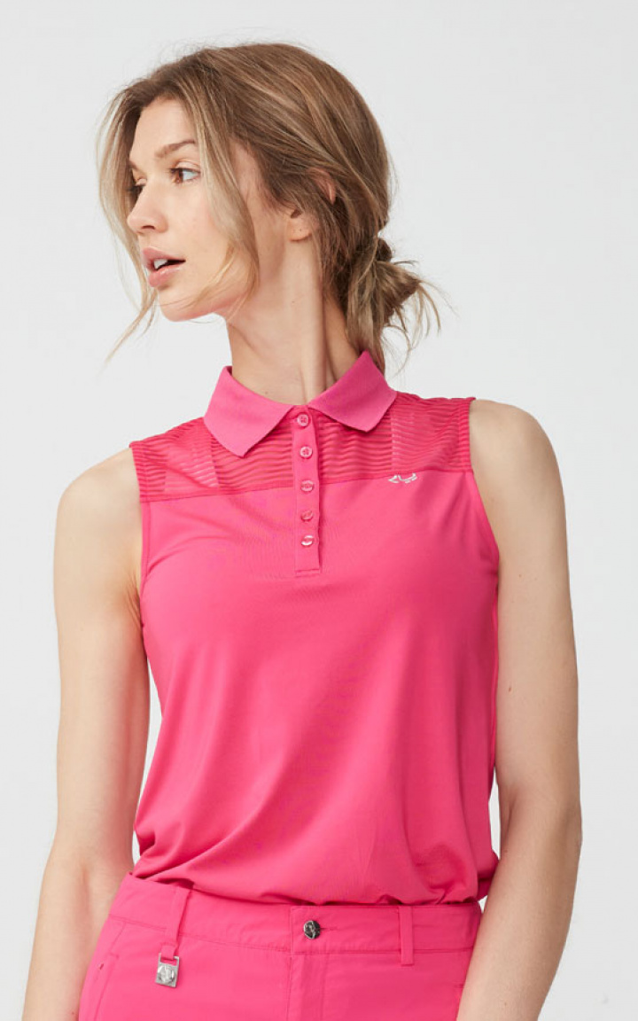 Röhnisch Ärmlös Miko Fuchsia i gruppen Kläder / Damkläder / ÄRMLÖSA / Röhnisch Ärmlös hos Dimbo Golf AB (6742032-0964r)