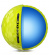Srixon AD333 Golfboll 2024 Gul (1st dussin)