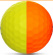 Srixon Golfboll Q-Star Tour Divide Gul/Orange (1st dussin)