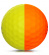Srixon Q-Star Tour Divide Golfboll 2024 Gul/Orange (1st dussin)