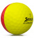 Srixon Q-Star Tour Divide Golfboll 2024 Gul/Rd (1st dussin)