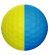 Srixon Q-Star Tour Divide Golfboll 2024 Gul/Bl (1st dussin)