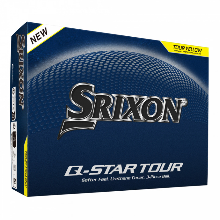 Srixon Q-Star Tour Golfboll Gul - Dussin i gruppen Golfbollar hos Dimbo Golf AB (6816033-69843)