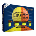 Srixon Q-Star Tour Divide Golfboll Gul/Orange - Dussin