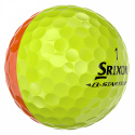 Srixon Q-Star Tour Divide Golfboll Gul/Orange - Dussin