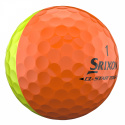 Srixon Q-Star Tour Divide Golfboll Gul/Orange - Dussin