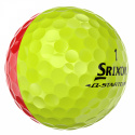 Srixon Q-Star Tour Divide Golfboll Gul/Röd - Dussin