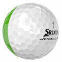 Srixon Q-Star Tour Divide Golfboll Vit/Lime - Dussin
