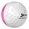 Srixon Q-Star Tour Divide Golfboll Vit/Rosa - Dussin