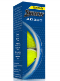 Srixon Golfboll AD333 2024 Gul (3-pack)