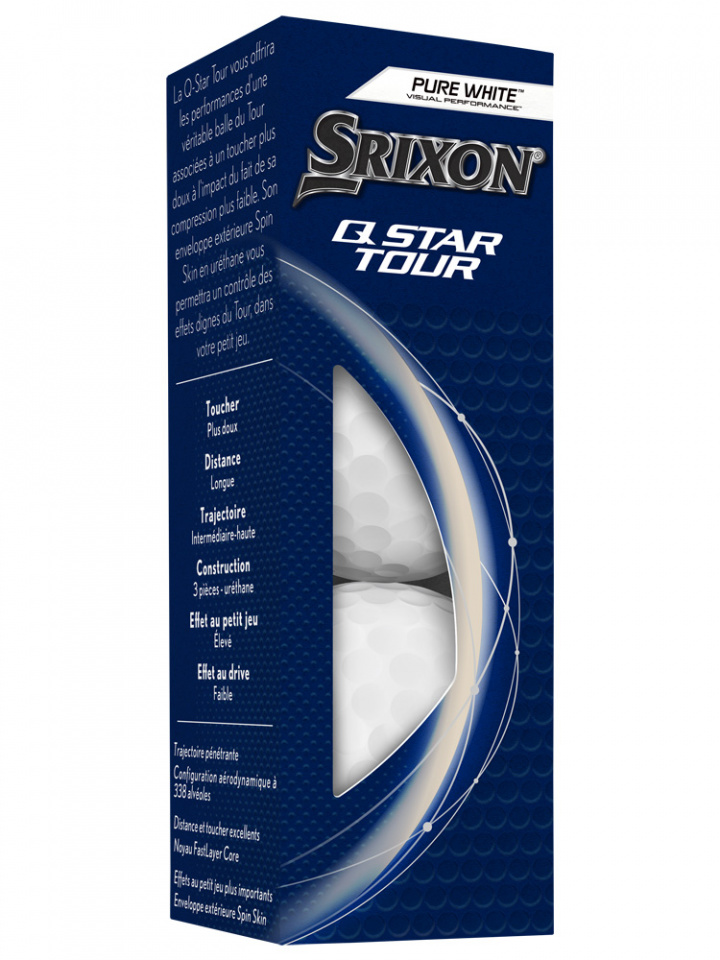 Srixon Golfboll Q-Star Tour 2024 Vit (3-pack) i gruppen Golfbollar / 3-pack hos Dimbo Golf AB (6818035-10)