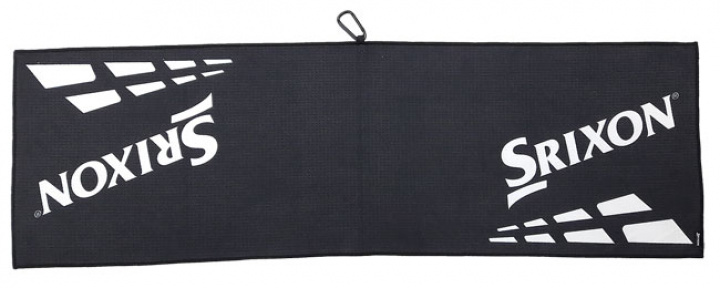 Srixon Handduk Tour Microfiber Vit/Svart i gruppen Tillbehör / Golftillbehör / Golfhanddukar hos Dimbo Golf AB (6843007-1090)