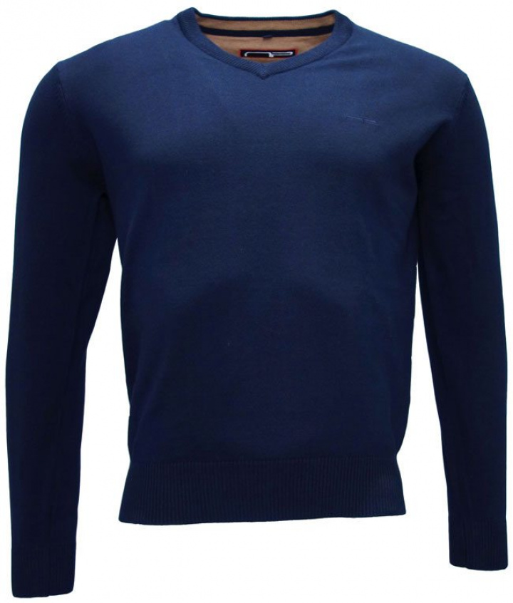 AP Herr Pullover 1670 Marinblå i gruppen Kläder / Herrkläder / LÅNGÄRMAT hos Dimbo Golf AB (6958024-0704r)